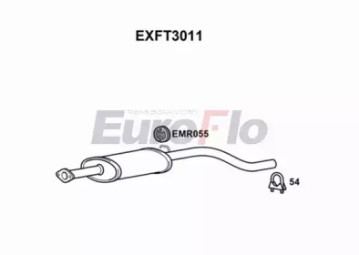 Амортизатор (EuroFlo: EXFT3011)