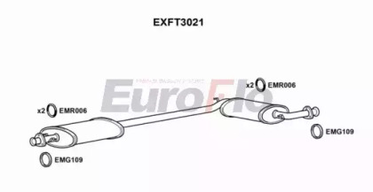 Амортизатор (EuroFlo: EXFT3021)