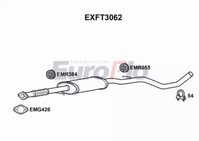 Амортизатор (EuroFlo: EXFT3062)