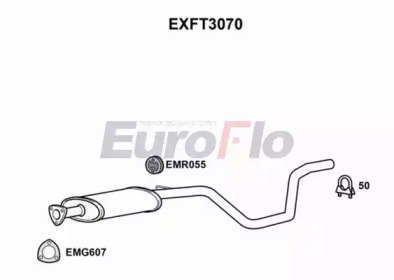 Амортизатор (EuroFlo: EXFT3070)