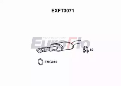 Амортизатор (EuroFlo: EXFT3071)