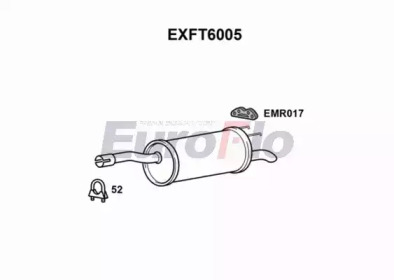 Амортизатор (EuroFlo: EXFT6005)