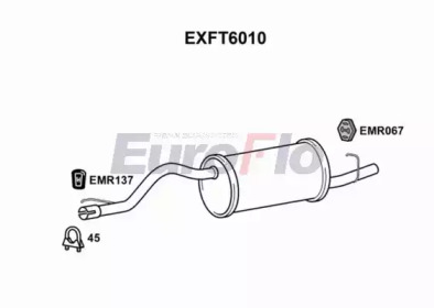 Амортизатор (EuroFlo: EXFT6010)