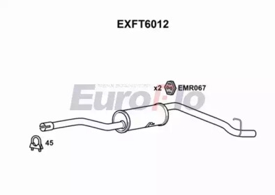 Амортизатор (EuroFlo: EXFT6012)