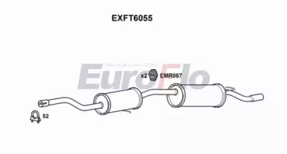 Амортизатор (EuroFlo: EXFT6055)