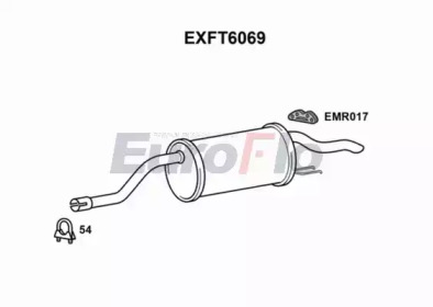 Амортизатор (EuroFlo: EXFT6069)