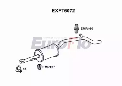 Амортизатор (EuroFlo: EXFT6072)