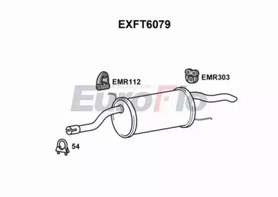 Амортизатор (EuroFlo: EXFT6079)