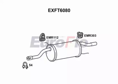 Амортизатор (EuroFlo: EXFT6080)