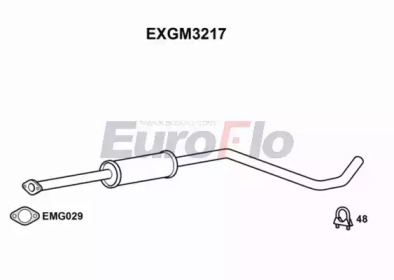 Амортизатор (EuroFlo: EXGM3217)