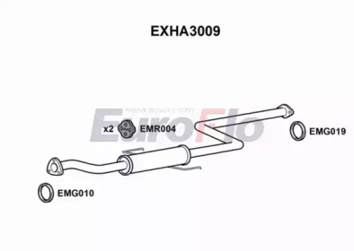 Амортизатор (EuroFlo: EXHA3009)