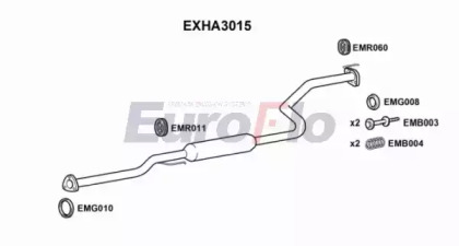 Амортизатор (EuroFlo: EXHA3015)