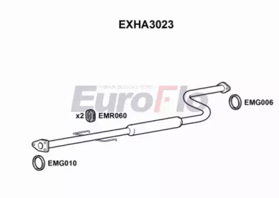 Амортизатор (EuroFlo: EXHA3023)