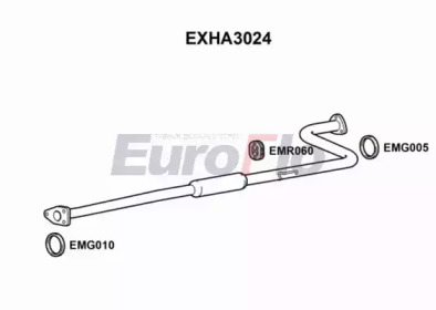 Амортизатор (EuroFlo: EXHA3024)