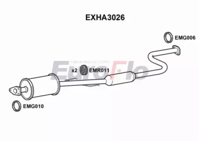 Амортизатор (EuroFlo: EXHA3026)