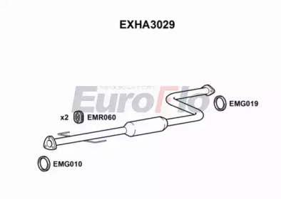 Амортизатор (EuroFlo: EXHA3029)