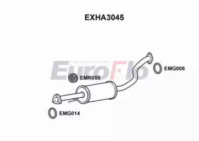 Амортизатор (EuroFlo: EXHA3045)