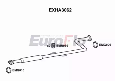 Амортизатор (EuroFlo: EXHA3062)