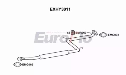 Амортизатор (EuroFlo: EXHY3011)