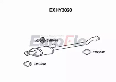 Амортизатор (EuroFlo: EXHY3020)