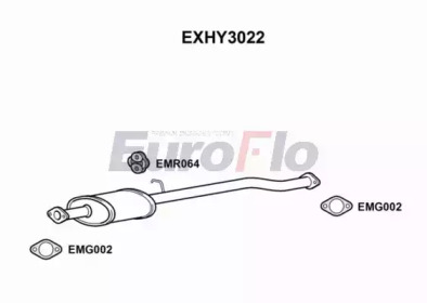 Амортизатор (EuroFlo: EXHY3022)