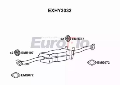 Амортизатор (EuroFlo: EXHY3032)