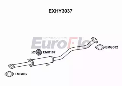 Амортизатор (EuroFlo: EXHY3037)