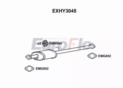 Амортизатор (EuroFlo: EXHY3045)