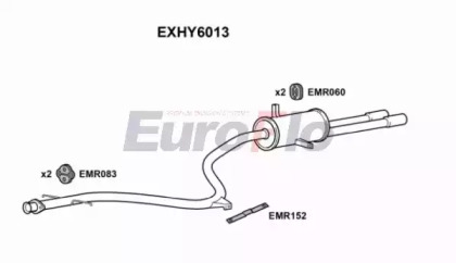 Амортизатор (EuroFlo: EXHY6013)