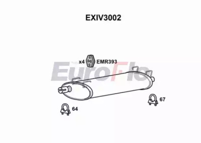 Амортизатор (EuroFlo: EXIV3002)