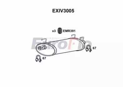 Амортизатор (EuroFlo: EXIV3005)