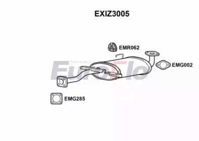 Амортизатор (EuroFlo: EXIZ3005)