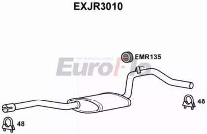 Амортизатор (EuroFlo: EXJR3010)