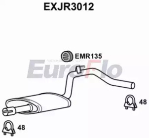 Амортизатор (EuroFlo: EXJR3012)