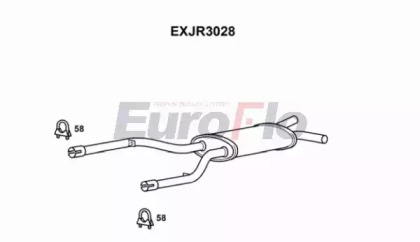 Амортизатор (EuroFlo: EXJR3028)