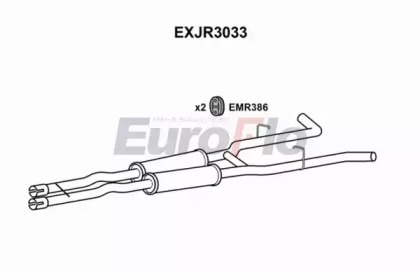 Амортизатор (EuroFlo: EXJR3033)