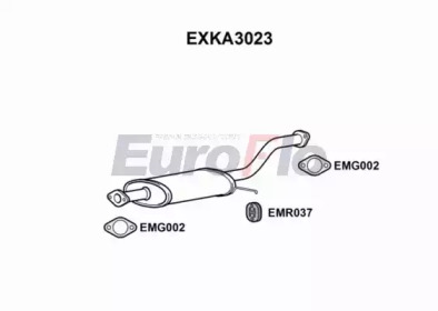 Амортизатор (EuroFlo: EXKA3023)