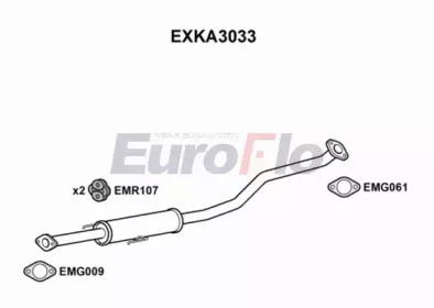 Амортизатор (EuroFlo: EXKA3033)