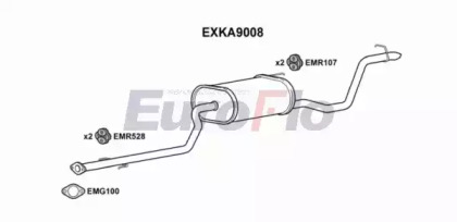 Амортизатор (EuroFlo: EXKA9008)