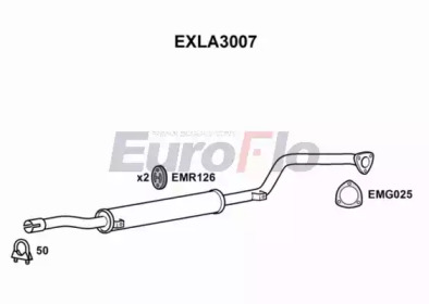 Амортизатор (EuroFlo: EXLA3007)