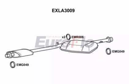 Амортизатор (EuroFlo: EXLA3009)