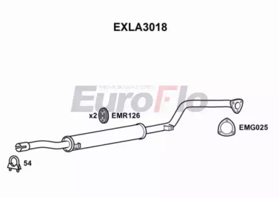 Амортизатор (EuroFlo: EXLA3018)