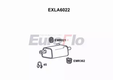 Амортизатор (EuroFlo: EXLA6022)