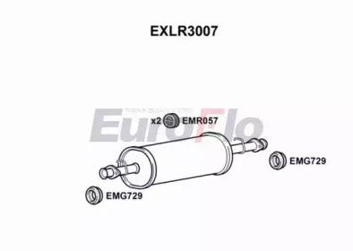 Амортизатор (EuroFlo: EXLR3007)