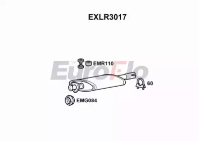 Амортизатор (EuroFlo: EXLR3017)