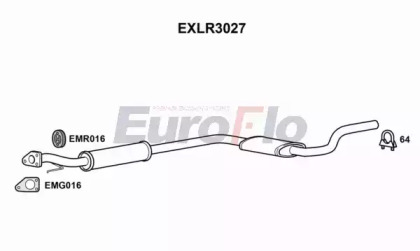 Амортизатор (EuroFlo: EXLR3027)