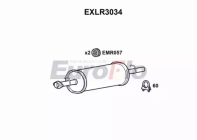 Амортизатор (EuroFlo: EXLR3034)