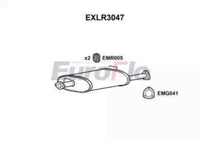 Амортизатор (EuroFlo: EXLR3047)