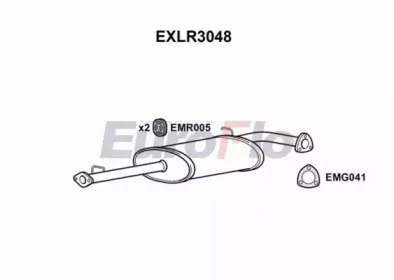 Амортизатор (EuroFlo: EXLR3048)