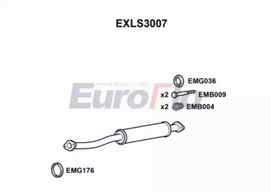 Амортизатор (EuroFlo: EXLS3007)